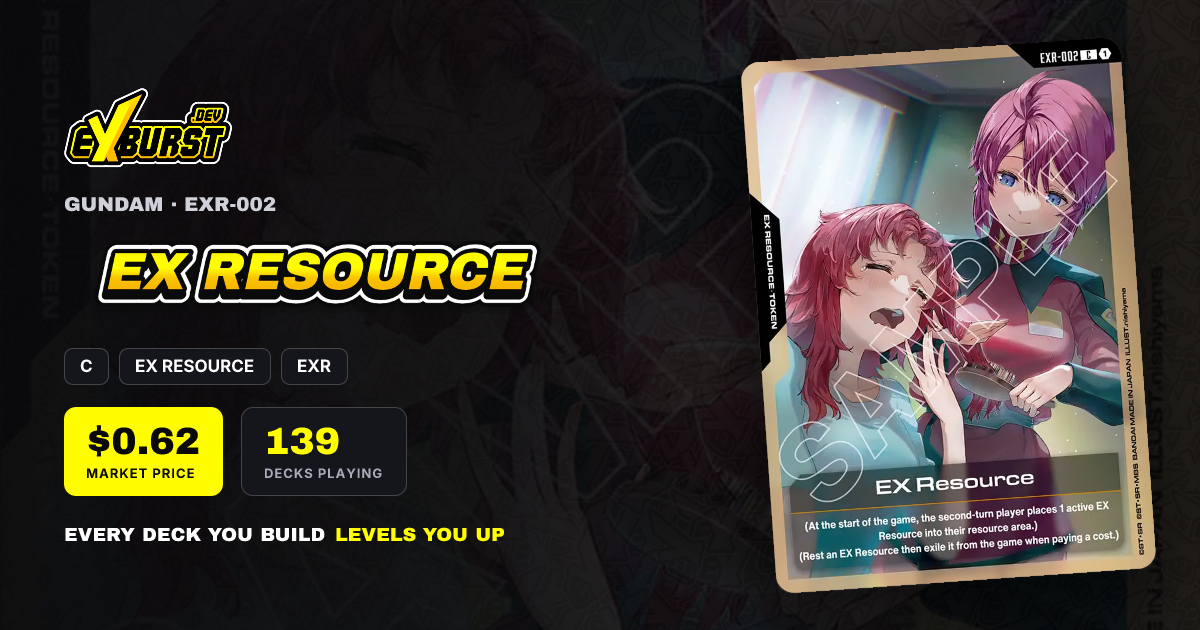 【英語版】ガンダムカード EXリソース EXR-002 ホーク姉妹　パラレル　② EX Resource | EXR-002 | C Card | Gundam Card Game