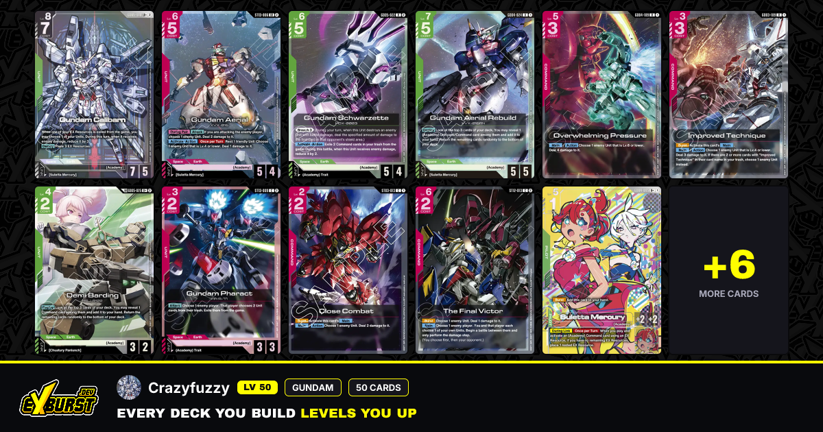 Academy Cali-Burn (GD05+ST13) by Crazyfuzzy | Gundam Card Game